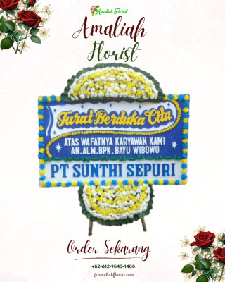 Papan Bunga Duka di Kinal
